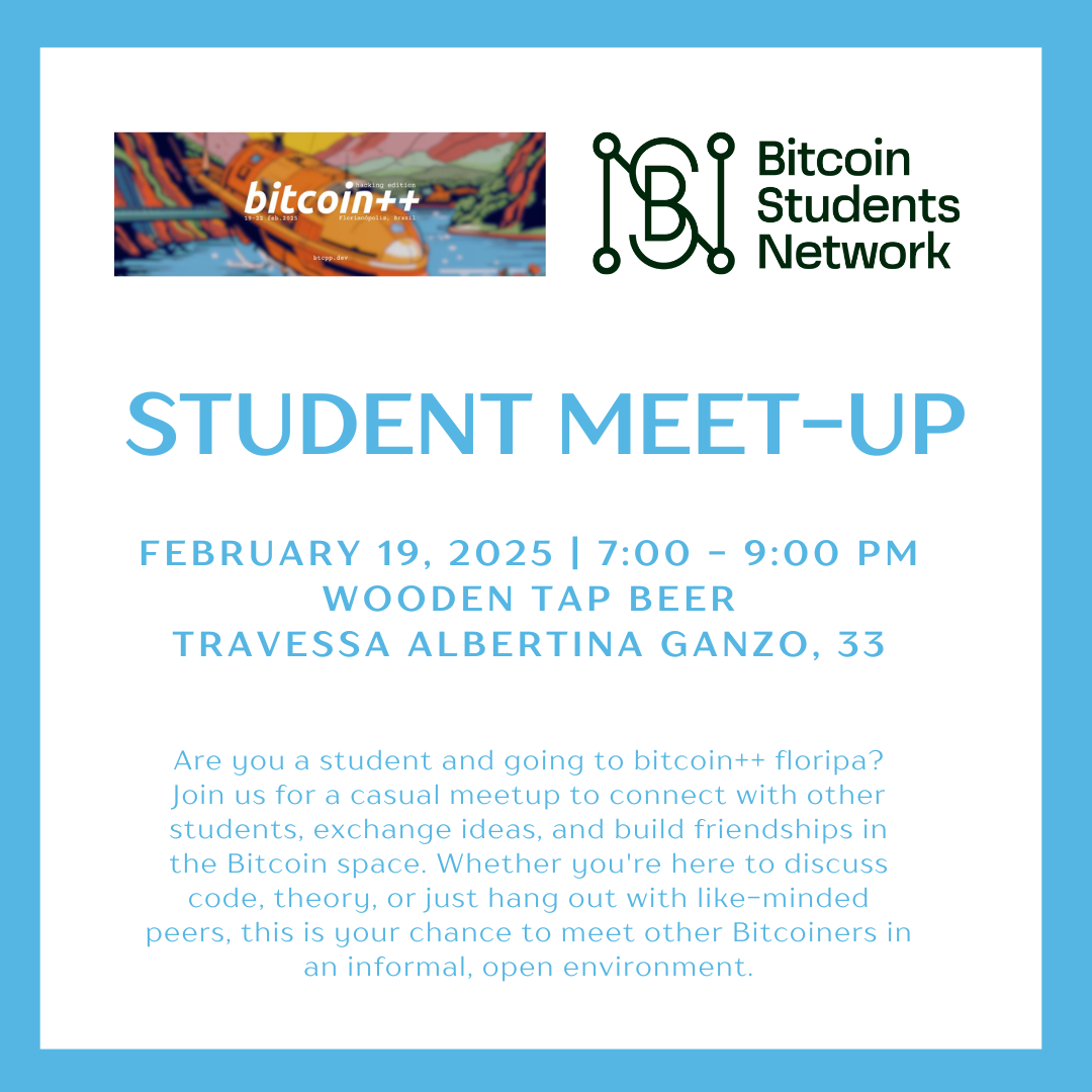 Bitcoin Studnet Network Meetup